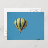 Heißluftballon im Berner Oberland Postkarte (Vorne/Hinten)