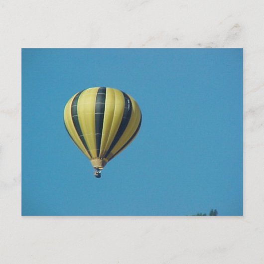 Heißluftballon im Berner Oberland Postkarte (Vorderseite)
