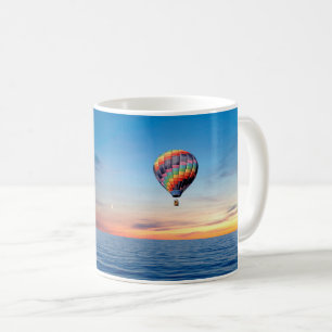 Heißluftballon-Image für klassische Weiße Tasse
