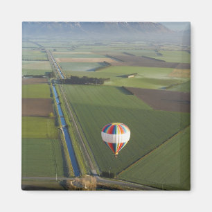 Heißluftballon, in der Nähe von Methven, Canterb Magnet