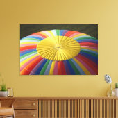 Heißluftballon, in der Nähe von Methven, Canterbur Leinwanddruck (Insitu (Wohnzimmer))