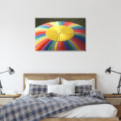 Heißluftballon, in der Nähe von Methven, Canterbur Leinwanddruck (Insitu (Schlafzimmer))