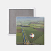 Heißluftballon, in der Nähe von Methven, Canterbur Magnet (Vorderseite/Rückseite)