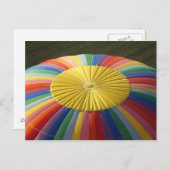 Heißluftballon, in der Nähe von Methven, Canterbur Postkarte (Vorne/Hinten)