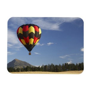 Heißluftballon in der Nähe von Wanaka, Südinsel, N Magnet