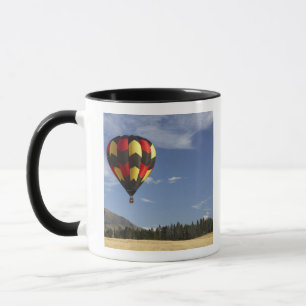 Heißluftballon in der Nähe von Wanaka, Südinsel, N Tasse