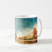 Heißluftballon in Japan Kaffeetasse (VorderseiteRechts)