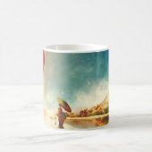 Heißluftballon in Japan Kaffeetasse (Mittel)