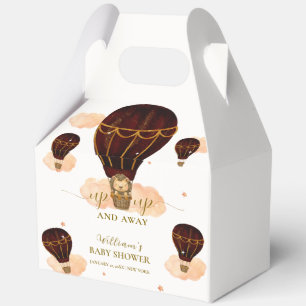 Heißluftballon Jungle Lion Boy Babydusche Geschenkschachtel