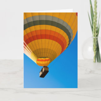 Heißluftballon-Karte Karte