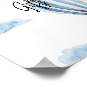 Heißluftballon - Karten und Geschenke Poster (Ecke)