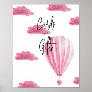 Heißluftballon - Karten und Geschenke Poster