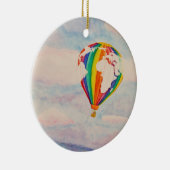 Heißluftballon Keramik Ornament (Rechts)