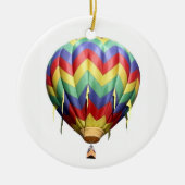 Heißluftballon Keramikornament (Vorne)