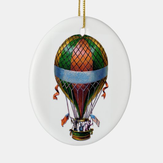 Heißluftballon Keramikornament (Rechts)