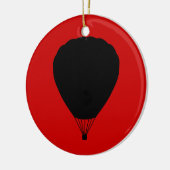 Heißluftballon Keramikornament (Links)