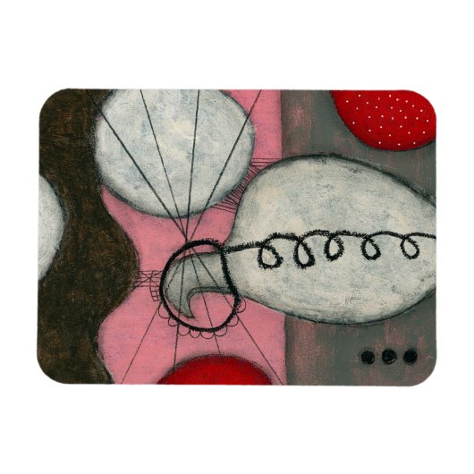 Heißluftballon Kühlschrank Magnet (Horizontal)