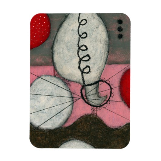 Heißluftballon Kühlschrank Magnet (Vertikal)