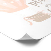 Heißluftballon Kunst, Oh, die Orte, die Sie gehen Poster (Ecke)