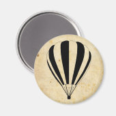 Heißluftballon Magnet (Vorderseite/Rückseite)