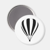 Heißluftballon Magnet (Vorderseite/Rückseite)