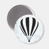 Heißluftballon Magnet (Vorderseite/Rückseite)