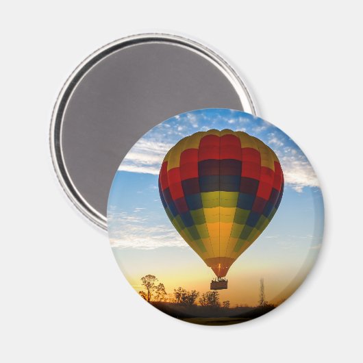 Heißluftballon Magnet (Vorderseite/Rückseite)