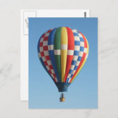 Heißluftballon Mexiko Postkarte (Vorne/Hinten)