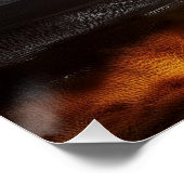 Heißluftballon mit aufwändigem Barockdesign Poster (Ecke)