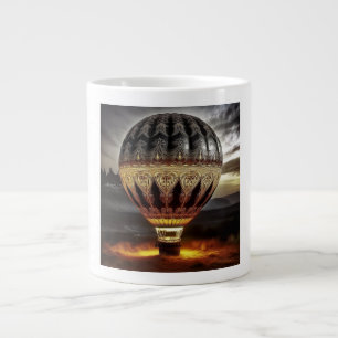 Heißluftballon mit aufwendigem barockem Design Jumbo-Tasse
