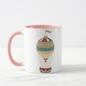 Heißluftballon mit Fahne Tasse (Links)