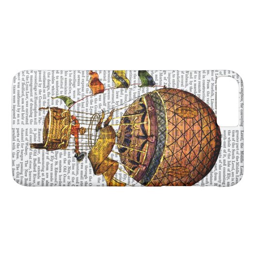 Heißluftballon mit Flaggen Case-Mate iPhone Hülle (Rückseite (Horizontal))