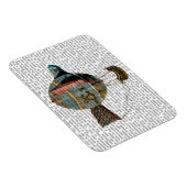 Heißluftballon mit Schwanz-Feder Magnet (Rechte Seite)