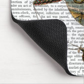 Heißluftballon mit Schwanz-Feder Mousepad (Ecke)