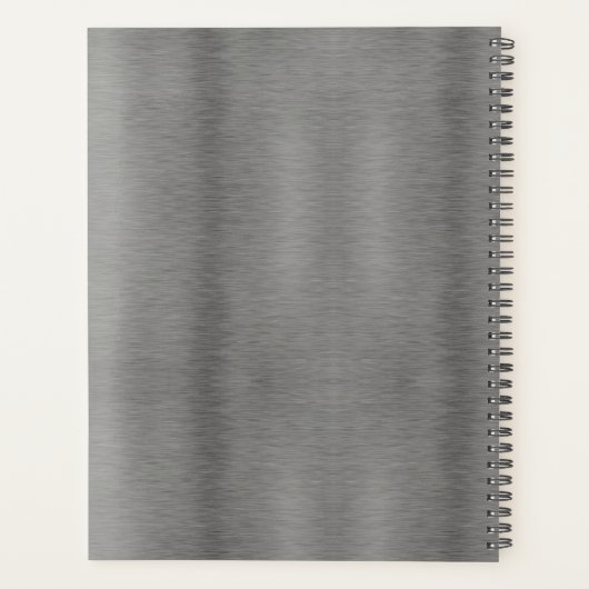 Heißluftballon Monogram Planer (Rückseite)