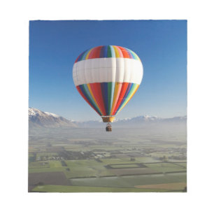 Heißluftballon nahe Methven, Canterbury 3 Notizblock