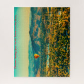 Heißluftballon New Mexico.Weihnachtsgrüße Puzzle (Vertikal)