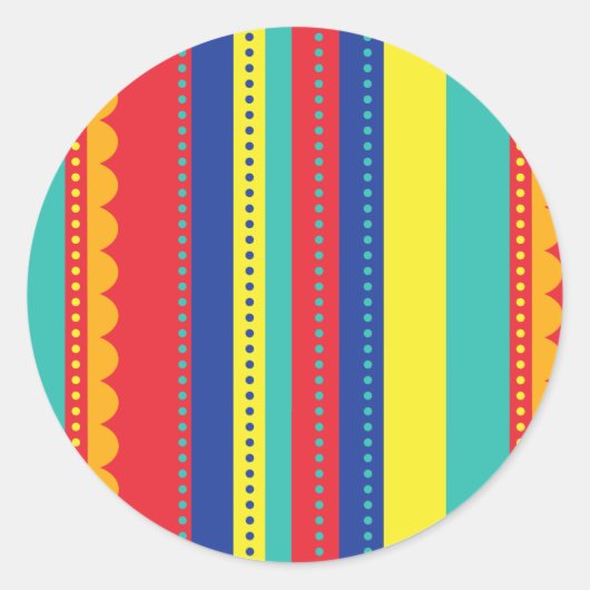 Heißluftballon Niedliche Farbgebung 1. Geburtstag  Runder Aufkleber (Vorderseite)