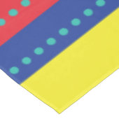 Heißluftballon Niedliche Farbgebung 1. Geburtstag Tischdecke (Schrägansicht)