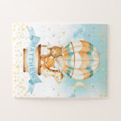 Heißluftballon Niedliche Tiere Personalisiert Puzzle (Horizontal)