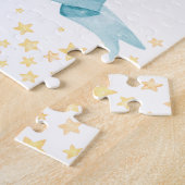 Heißluftballon Niedliche Tiere Personalisiert Puzzle (Seite)