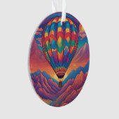 Heißluftballon Ornament (Vorderseite)