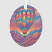 Heißluftballon Ornament (Vorderseite)