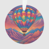 Heißluftballon Ornament (Vorderseite)