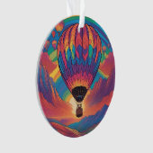 Heißluftballon Ornament (Vorderseite)