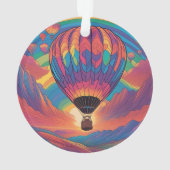 Heißluftballon Ornament (Rückseite)