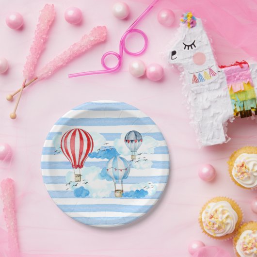 Heißluftballon-Papier-Teller Pappteller (Party)