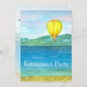 Heißluftballon-Party Einladung (Vorne/Hinten)