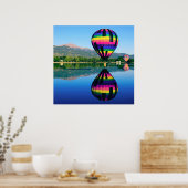 Heissluftballon, Pikes Peak Mountain Poster (Küche)
