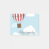 Heißluftballon Post-it Klebezettel (Vorderseite)